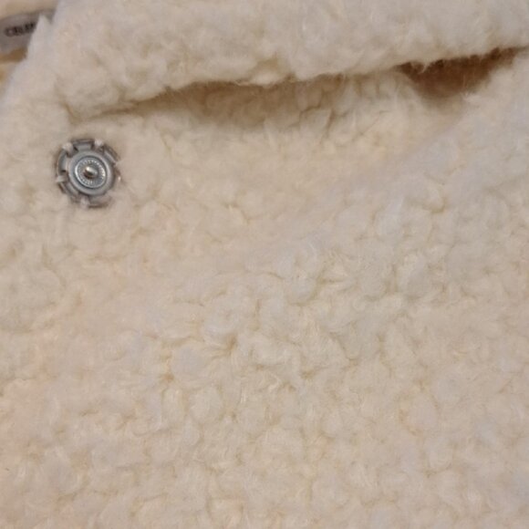 Cream Teddy Jacket, Faux Fur, Oversized Celebrity Pink Sz 4, NWT - Picture 12 of 12